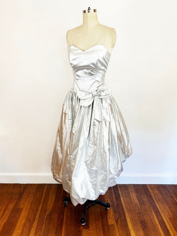 white christmas dresses 80s Karen Alexander Corset Back Dress main image 0