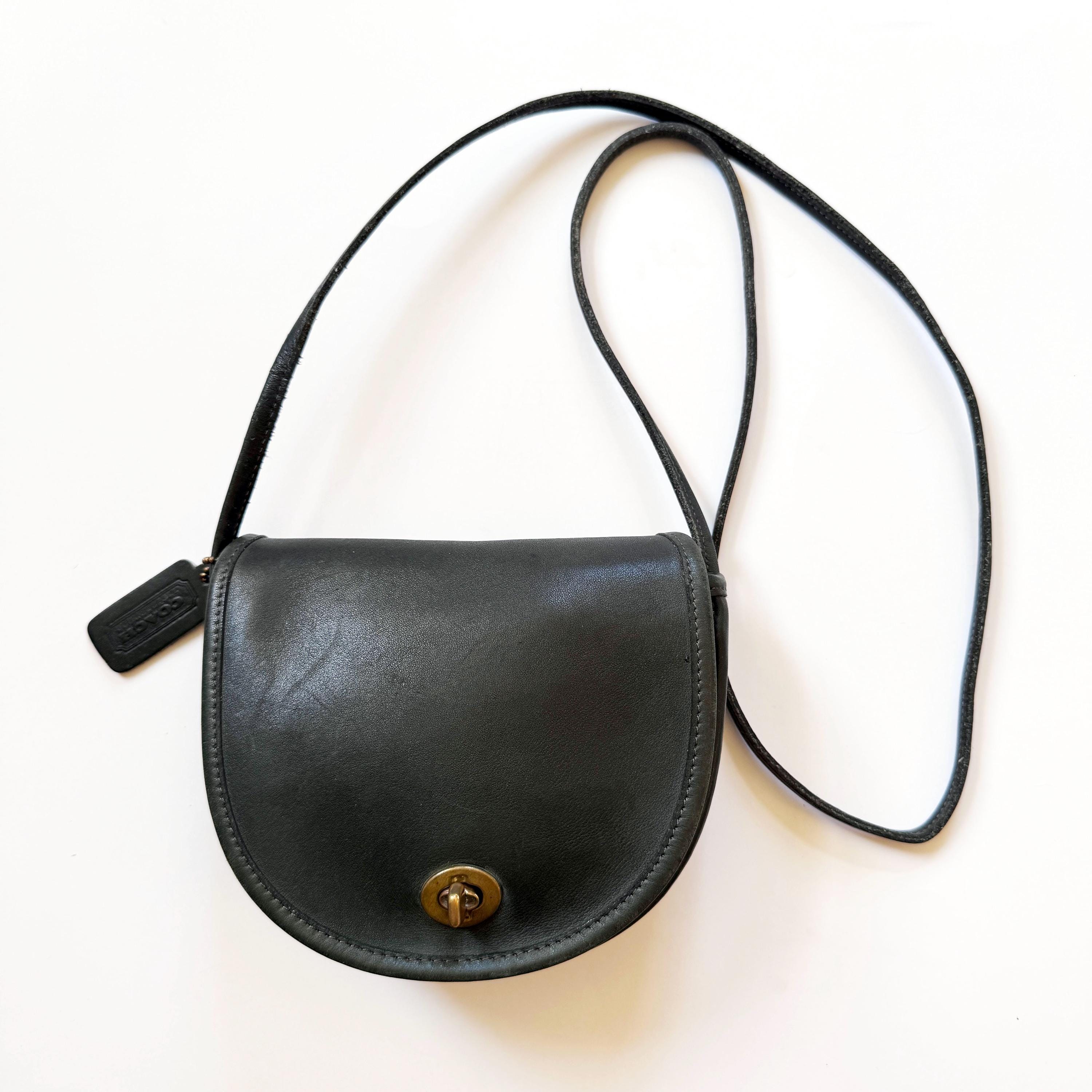 Vintage Coach Bag Half Moon - Etsy