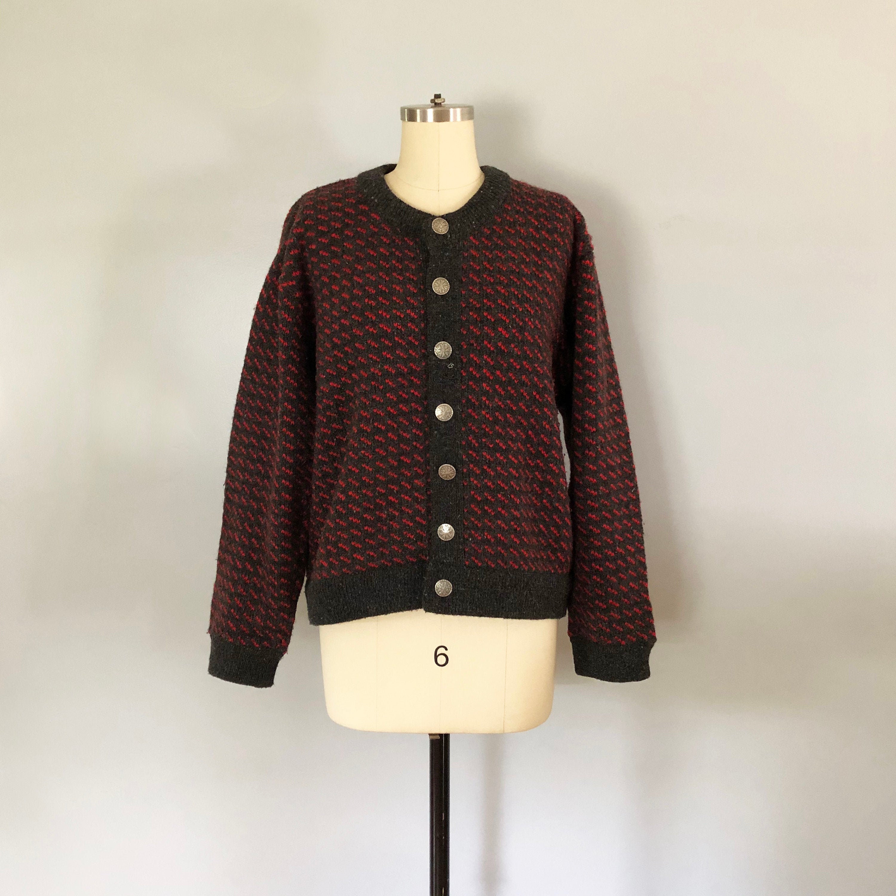 ll bean wool cardigan
