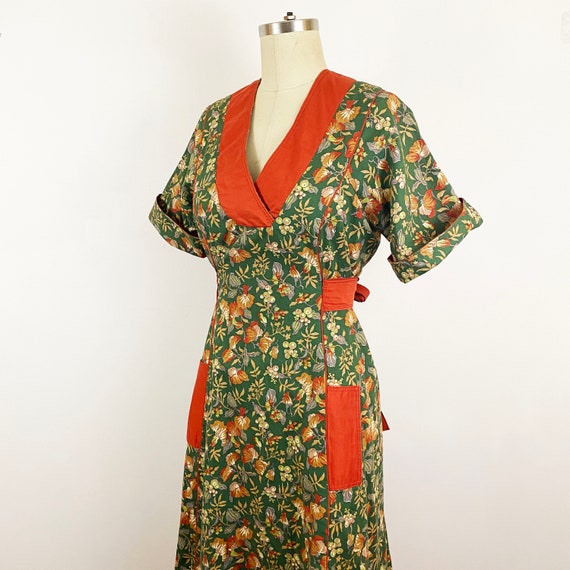 1970s Anna Belinda Liberty of London A-line Dress… - image 7