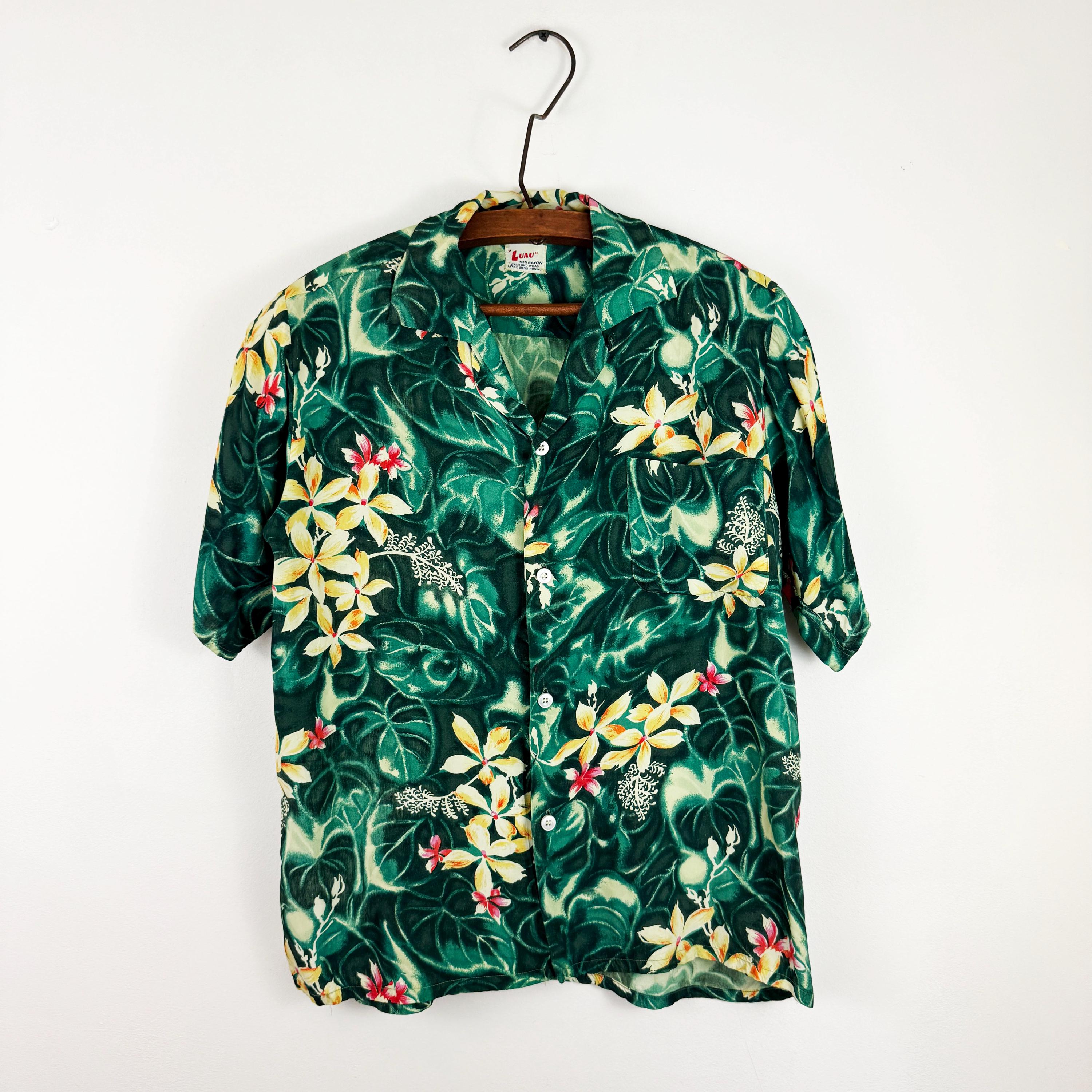 Vintage Rayon Shirt - Etsy