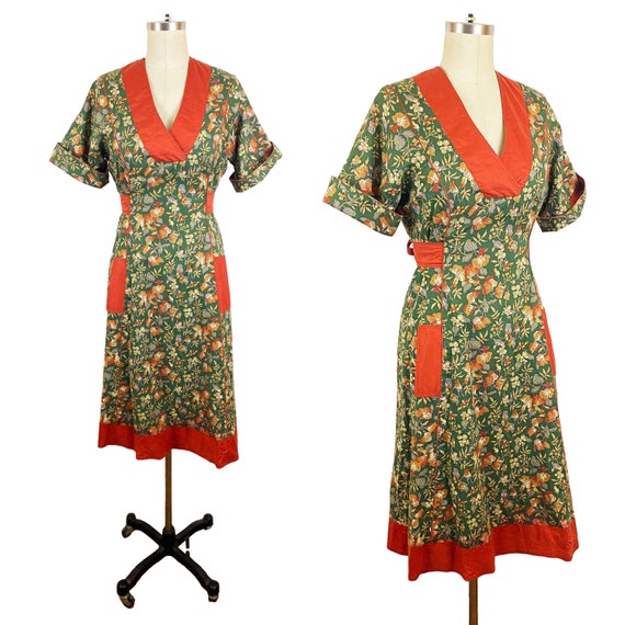 1970s Anna Belinda Liberty of London A-line Dress… - image 1