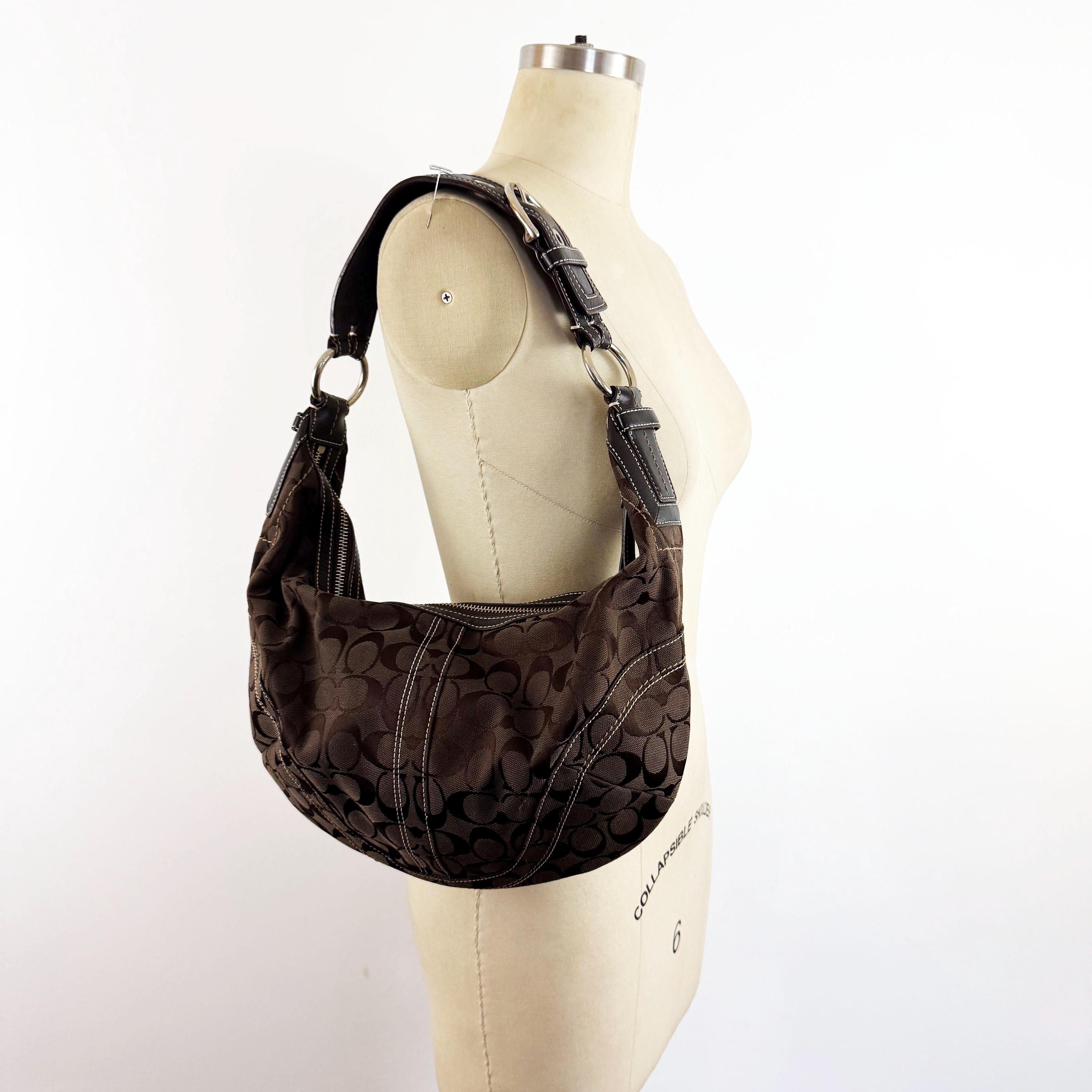 バッグ COACH oneshoulderbag signature brown y2k Y2k coach patchwork - Gem