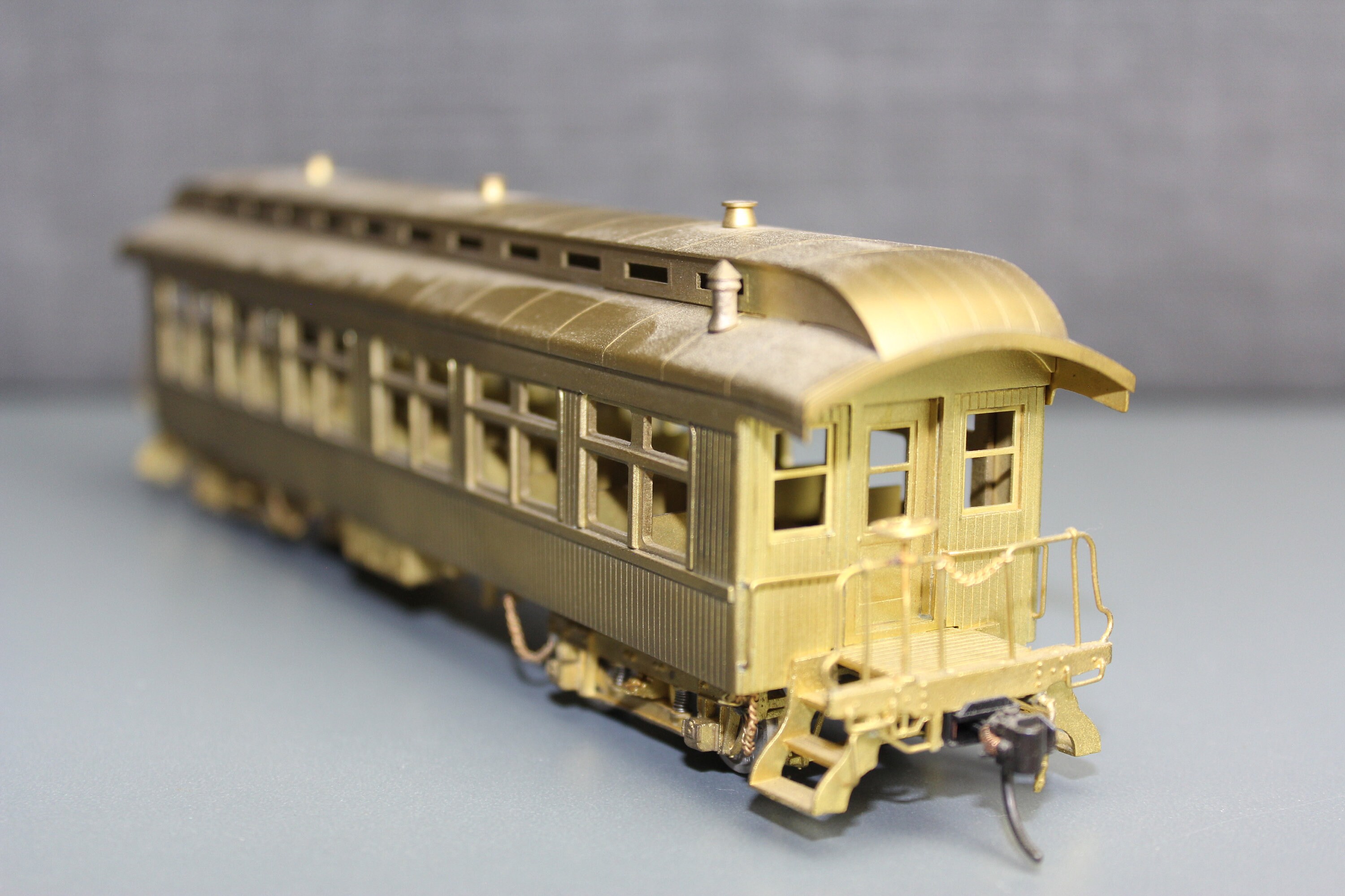 Vintage Brass HO Scale Beaver Creek Old Time Coach Passenger Car Excellent Detail
