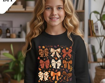 PNG de lazo de calabaza retro otoñal / Diseño de sublimación de otoño (descarga digital)