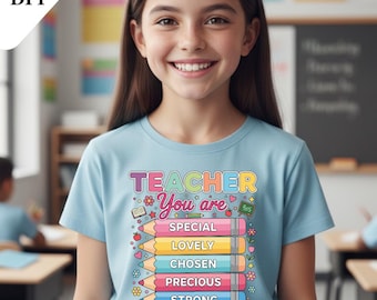 Agradecimiento al maestro PNG / Enseñar, amar, inspirar, gráfico para el aula (descarga digital)