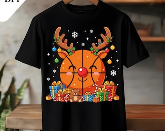 Reno de baloncesto PNG / Diseño deportivo festivo (Descarga digital)