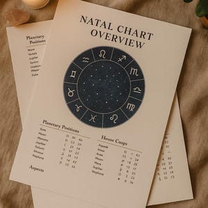Rapporto essenziale sul tema natale: la tua lettura personalizzata del tema natale