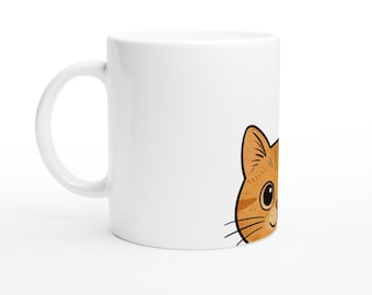 Curious Cat Mug A Purr-fect Way to Start Your Day