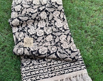 Hauteloom Bateman Boho Throw Blanket With Tassel For Couch, Bed - Decorative Throw - 50" X 60" - Black, Beige, Cream, Off White