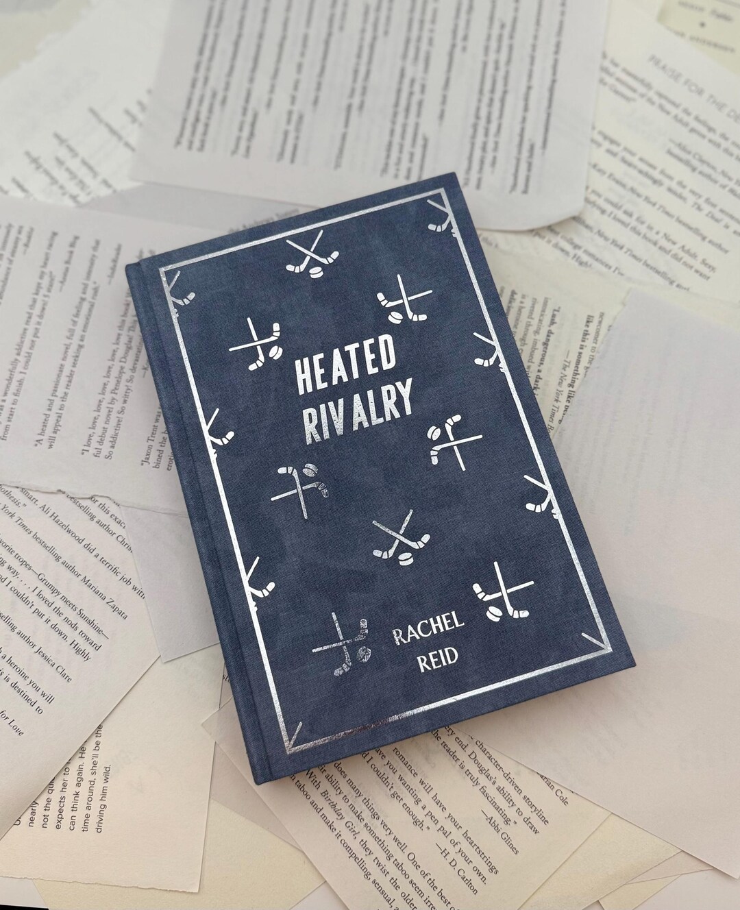 Heated Rivalry Special Edition Hardcover With Handmade Book Cloth - Etsy