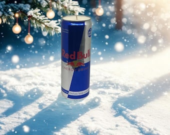 Vela en lata estilo Red Bull: un regalo novedoso para los fanáticos de la bebida icónica