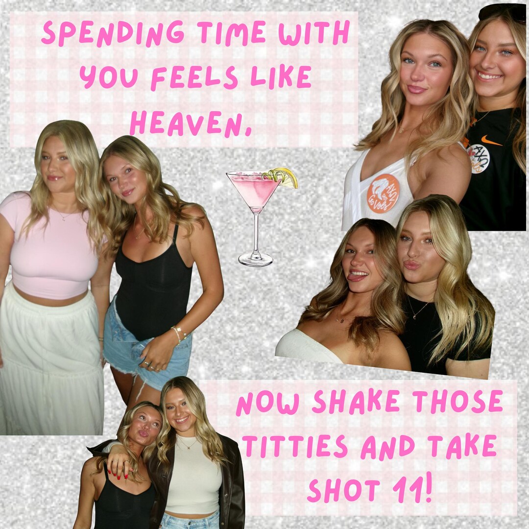 21st Birthday Shot Book Template Etsy