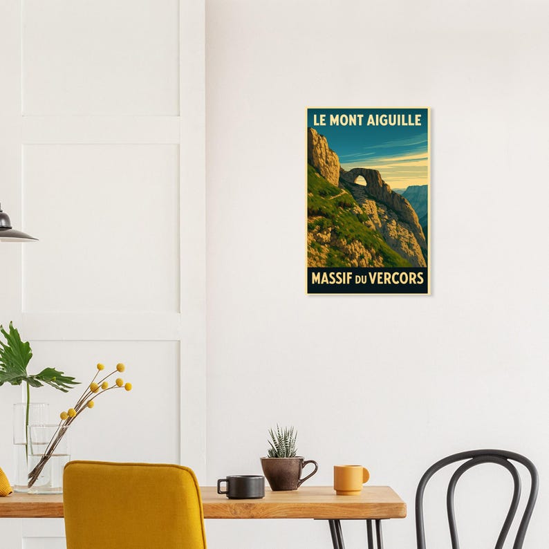 Affiche Le Mont Aiguille, vue 4