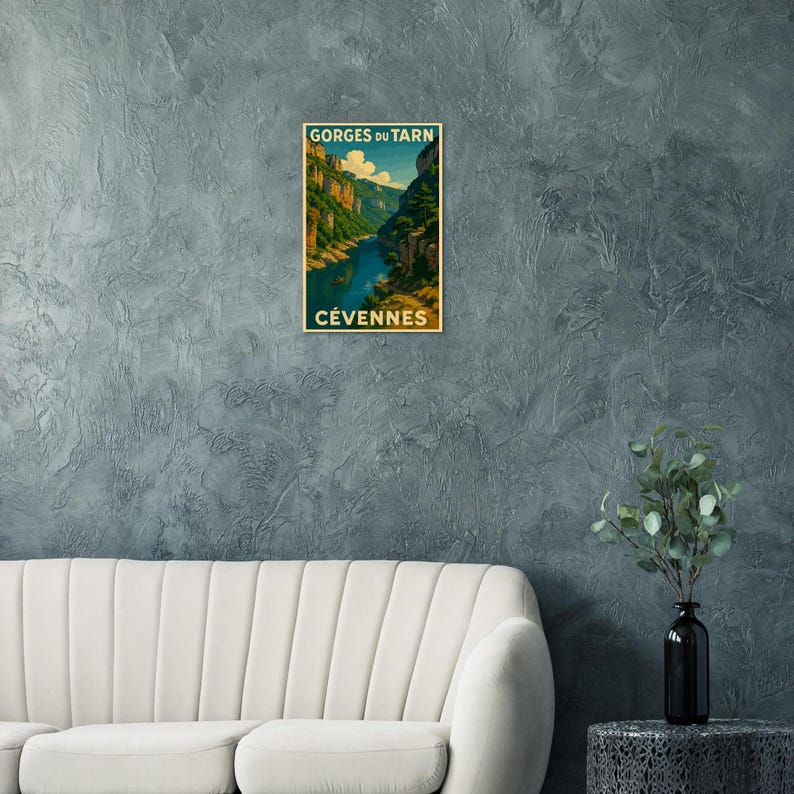 Affiche Les gorges du Tarn, vue 3