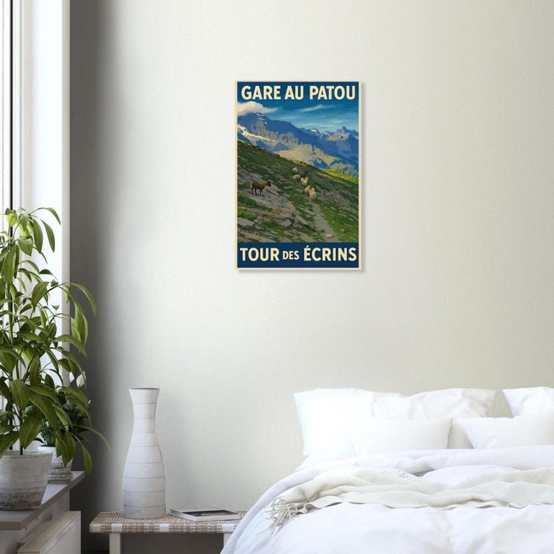 Affiche Le Tour des Écrins, vue 4