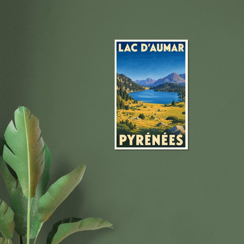 Affiche Le lac d'Aumar, vue 5