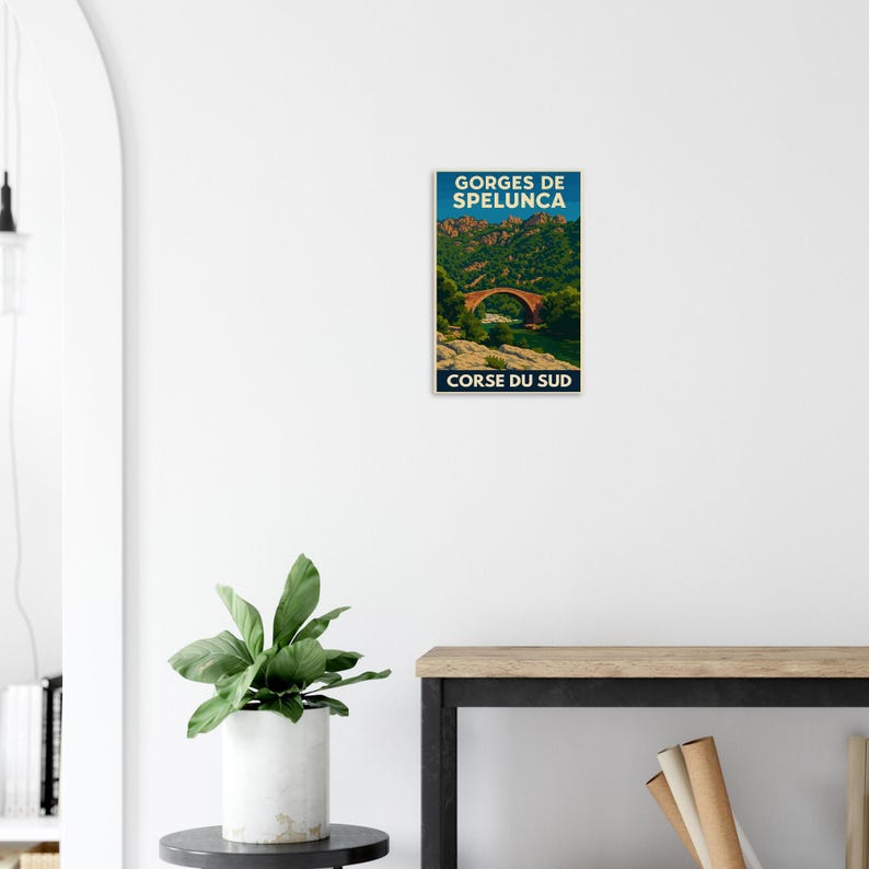 Affiche Les gorges de Spelunca, vue 5