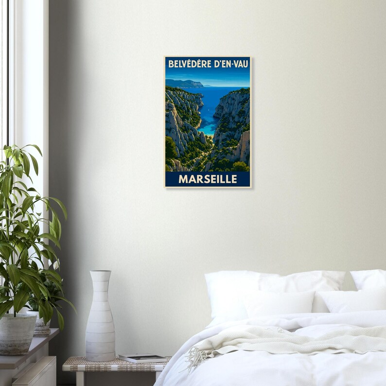 Affiche Le belvédère d'En-Vau, vue 5