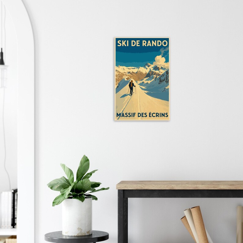 Affiche Ski de randonnée dans les Écrins, vue 5