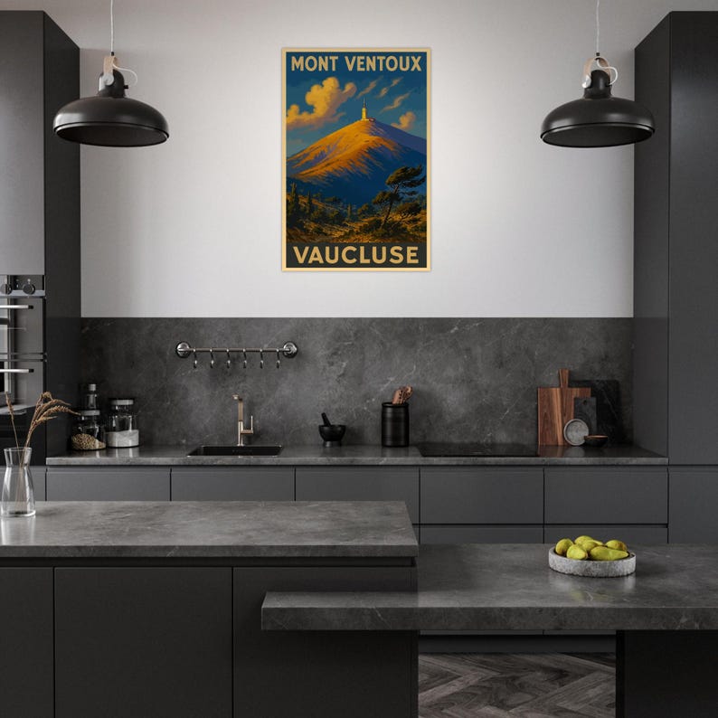 Affiche Le mont Ventoux, vue 5
