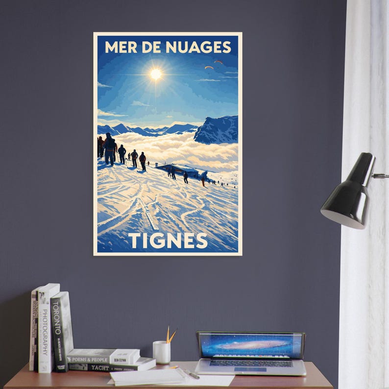 Affiche vintage Tignes