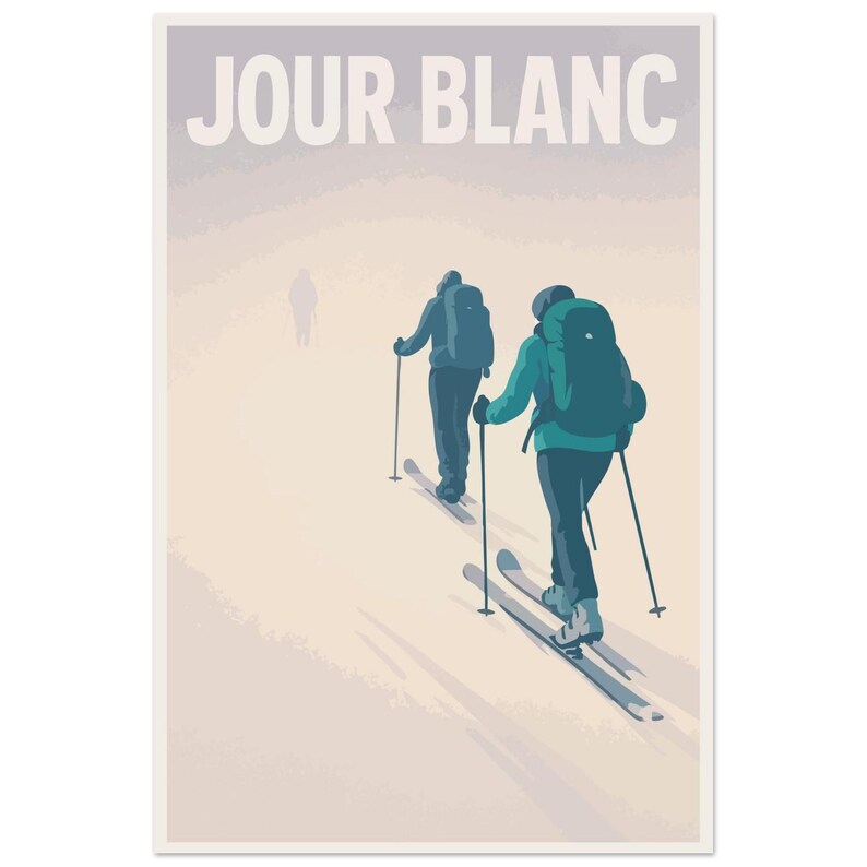 Affiche Jour blanc, vue 2