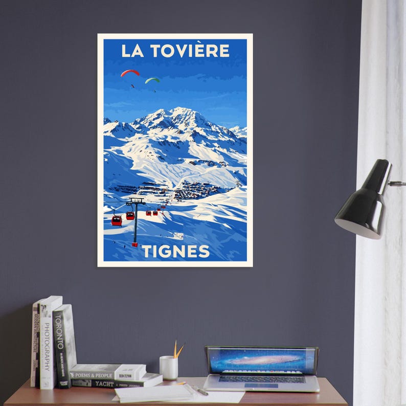 Affiche La Tovière, Tignes, vue 4
