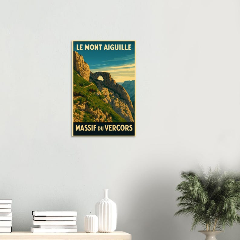 Affiche Le Mont Aiguille, vue 3