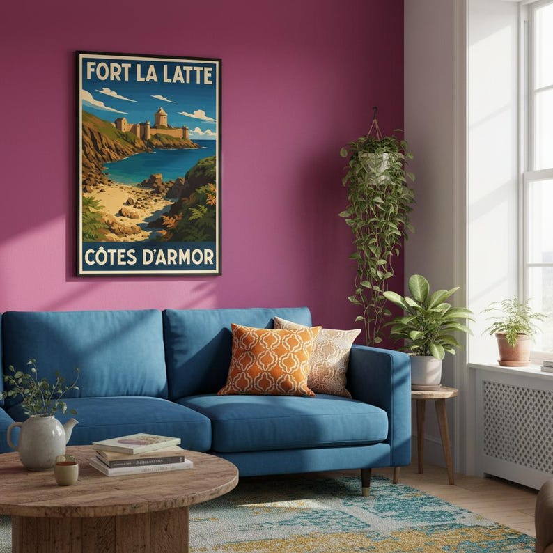 Affiche Le Fort La Latte, vue 4