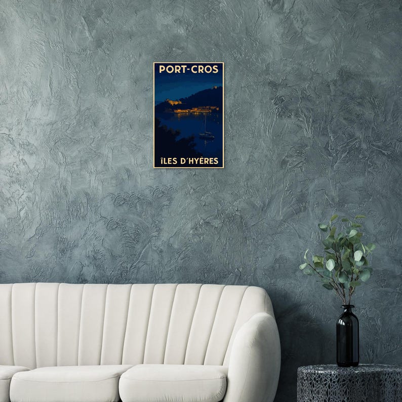 Affiche Croisière de nuit à Port-Cros, vue 2
