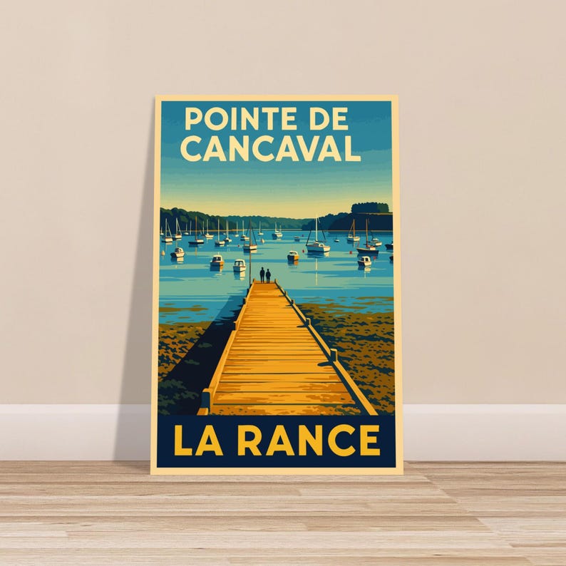 Affiche vintage La Rance
