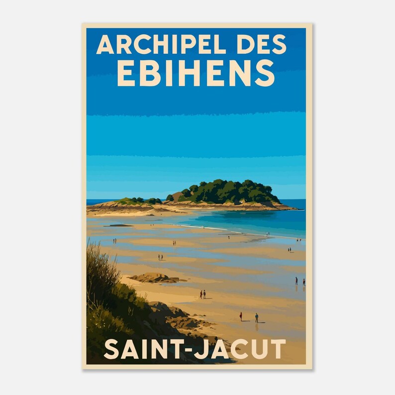 Affiche Marée basse à Saint-Jacut, vue 5