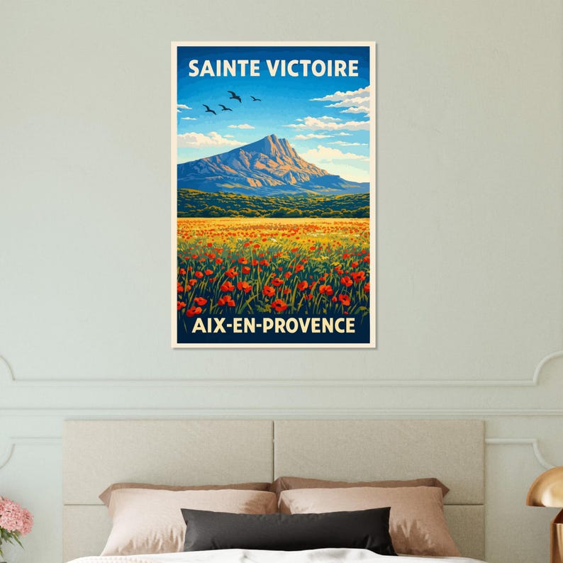 Affiche La Sainte-Victoire, vue 2