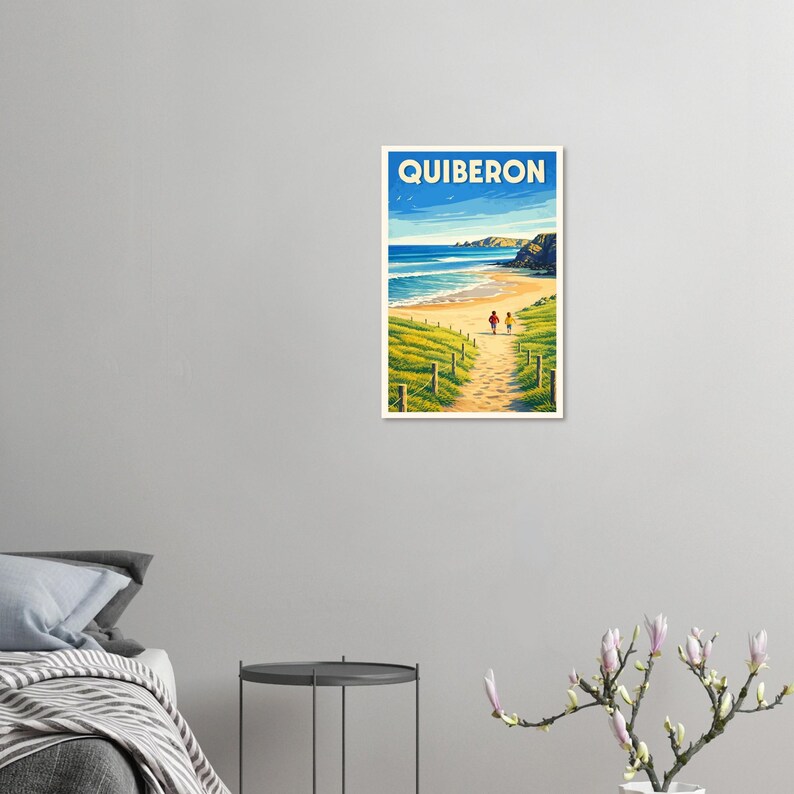 Affiche Quiberon, bord de mer, vue 5
