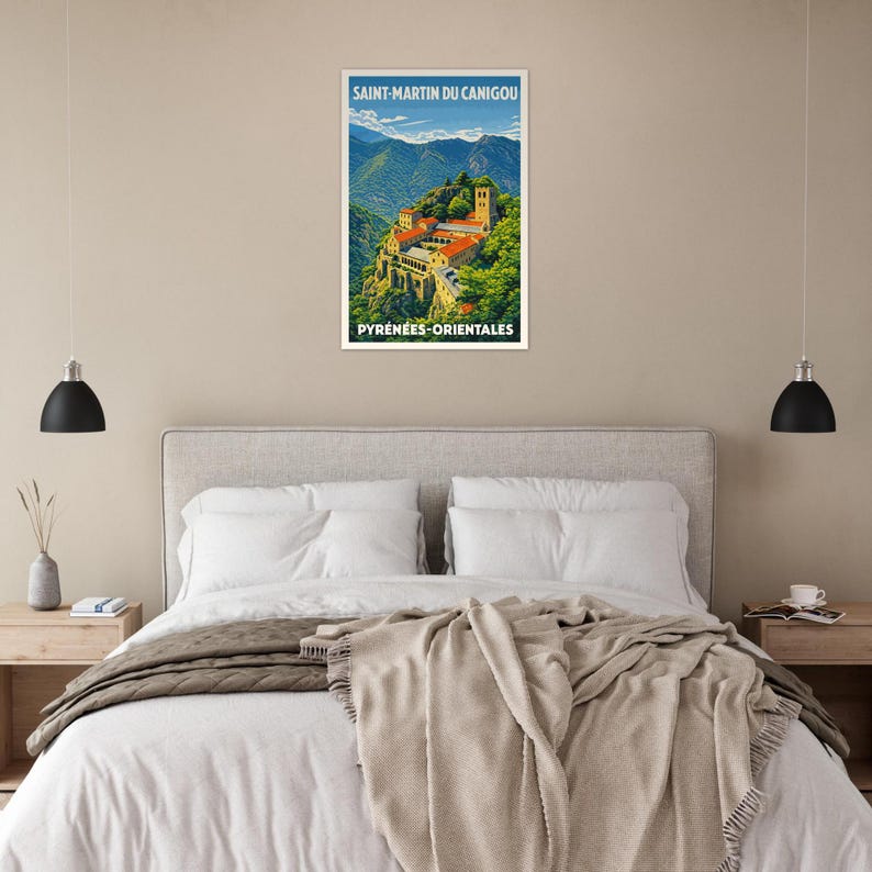 Affiche Saint-Martin-du-Canigou, vue 3