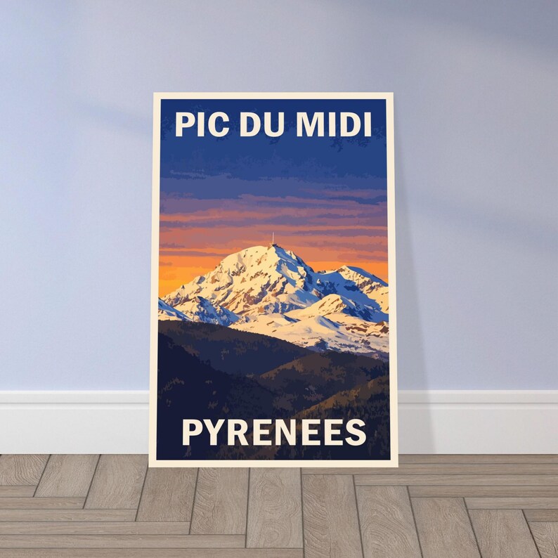 Affiche Le Pic du Midi, vue 4