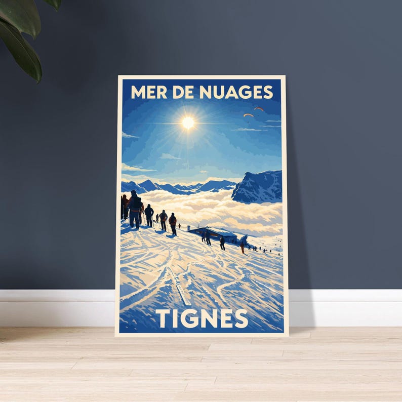 Affiche Tignes, vue 4