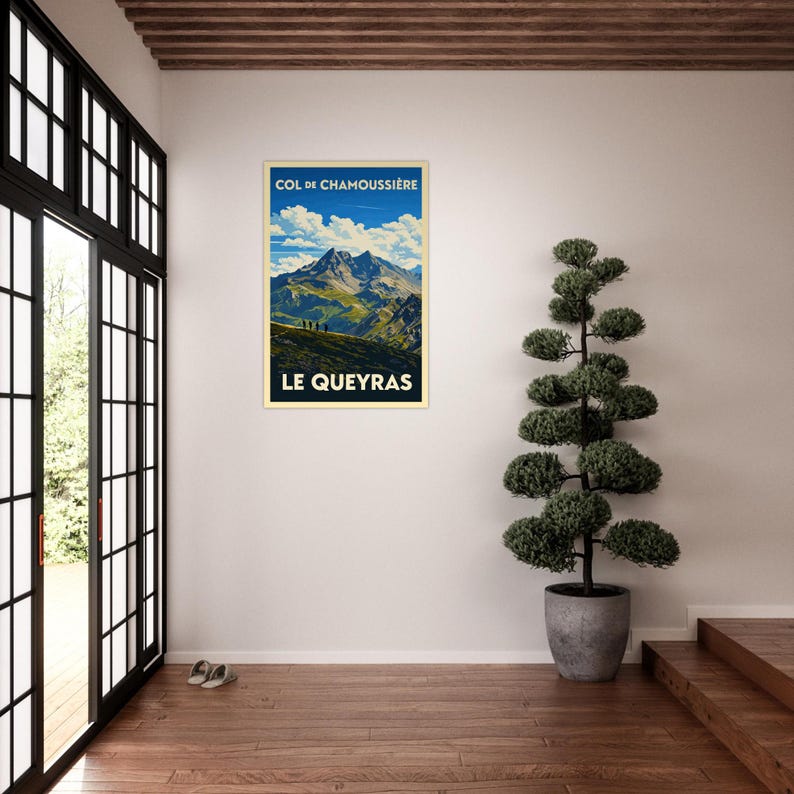 Affiche Le col de Chamoussière, vue 4