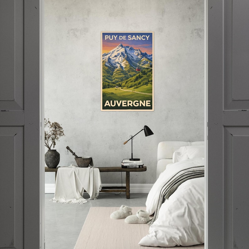 Affiche Le Puy de Sancy, vue 2