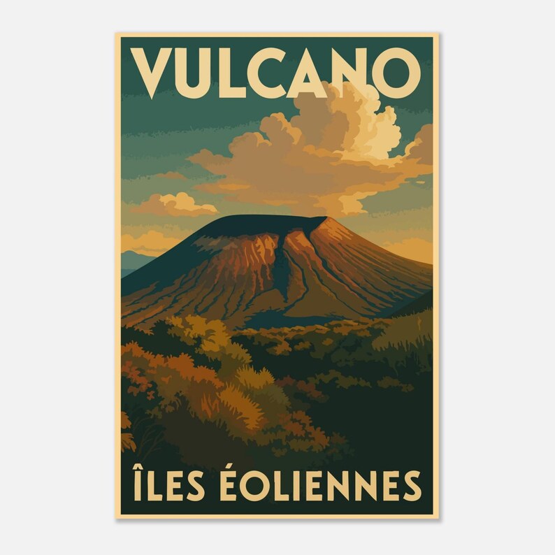 Affiche Vulcano, vue 2