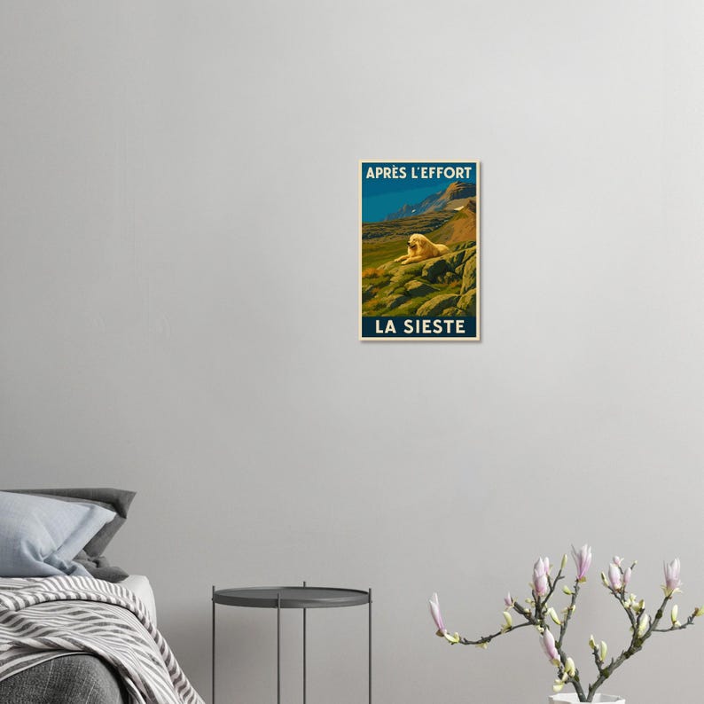 Affiche Après l'effort, la sieste, vue 2