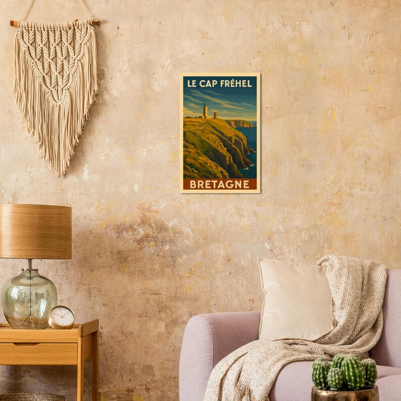 Affiche Le phare du cap Fréhel, vue 2