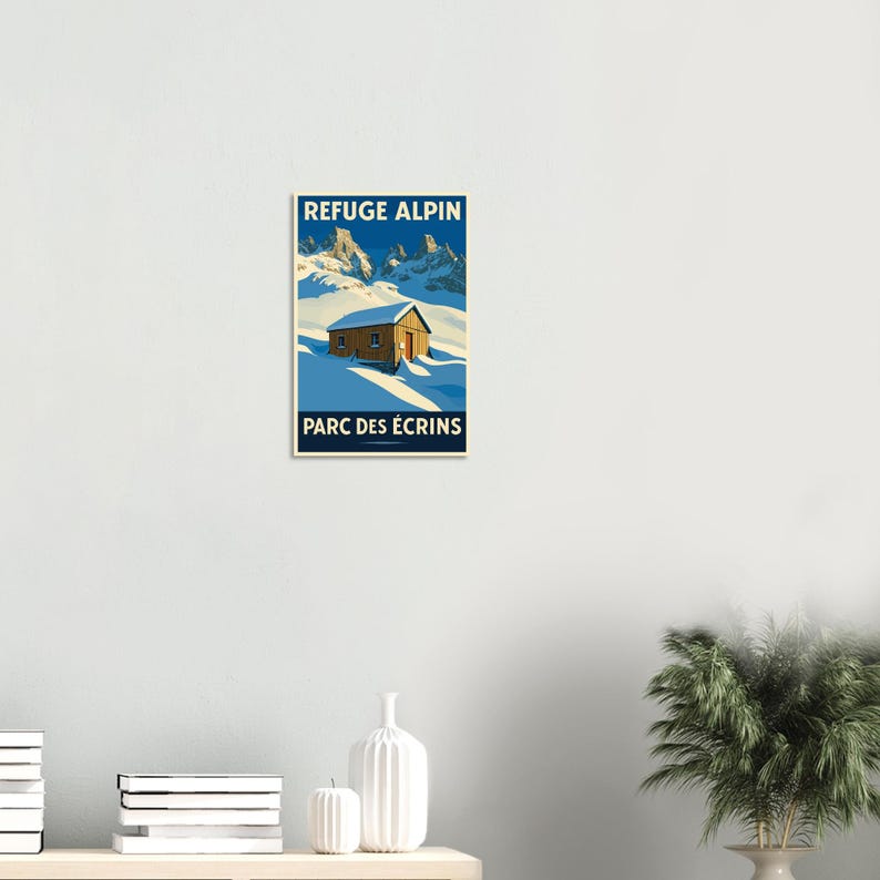 Affiche Le refuge des Écrins, vue 2