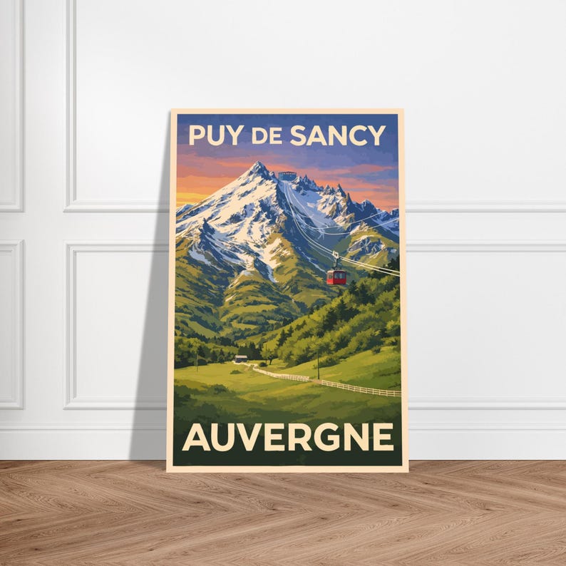 Affiche vintage Le Puy de Sancy