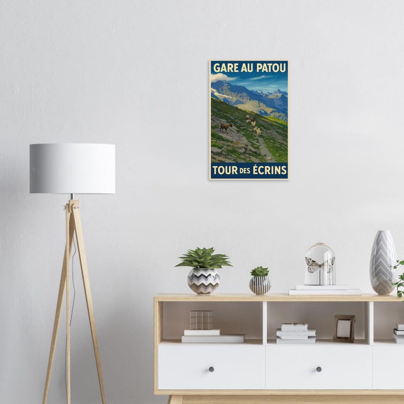 Affiche Le Tour des Écrins, vue 2