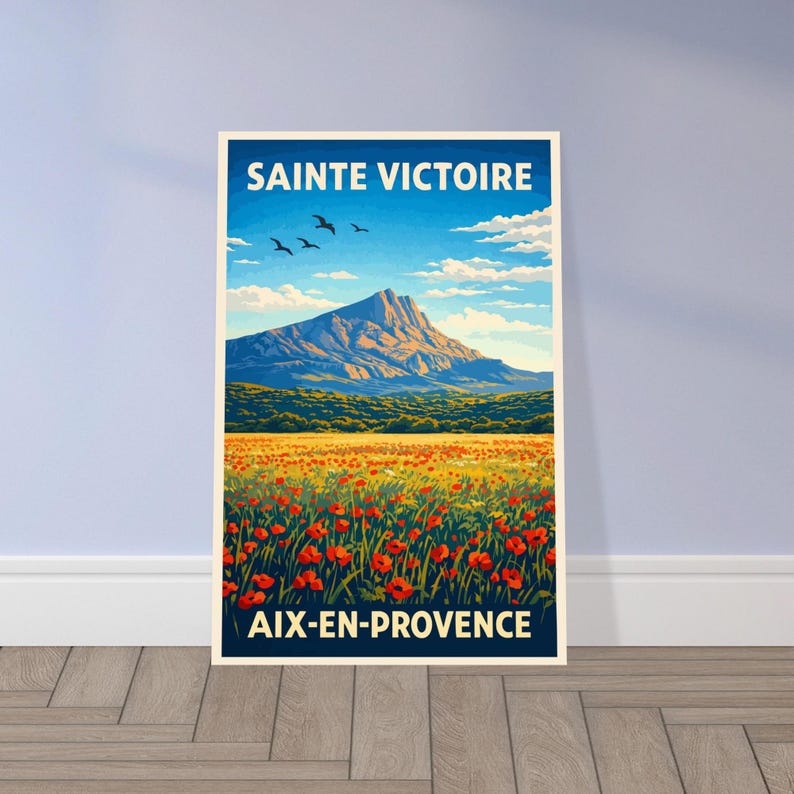 Affiche vintage La Sainte-Victoire