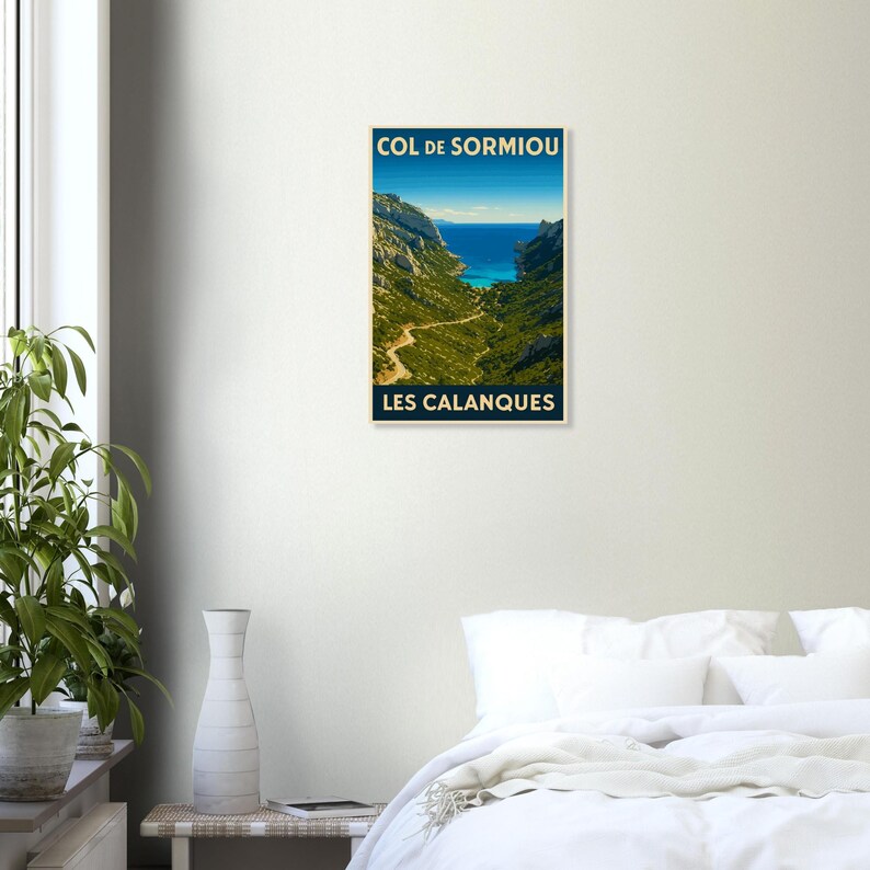 Affiche Le col de Sormiou, vue 5