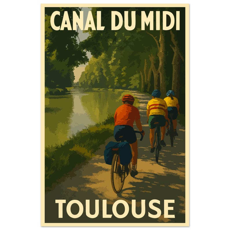 Affiche Le canal du Midi, vue 4
