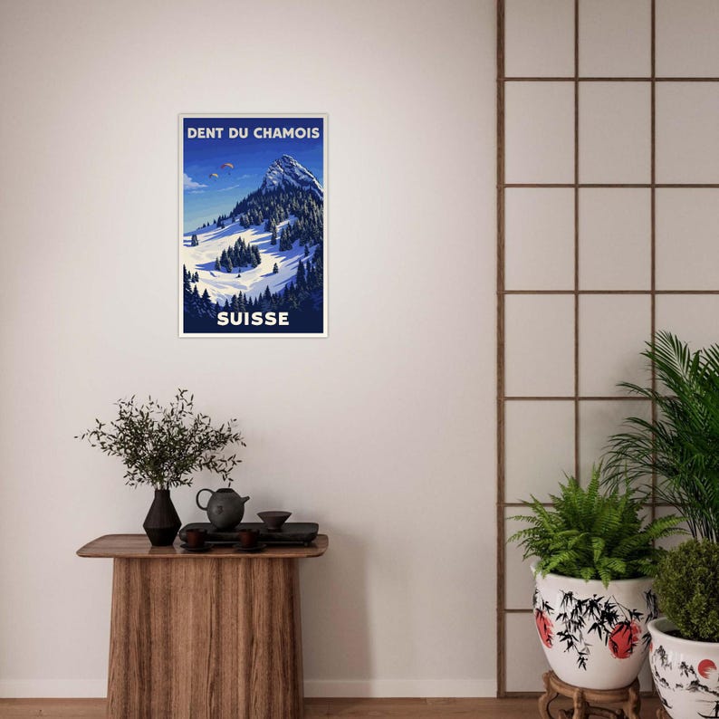 Affiche La Dent du Chamois, vue 2